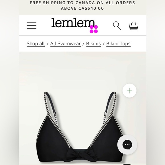 LemLem Sara Bikini Top NWT - Picture 3 of 5